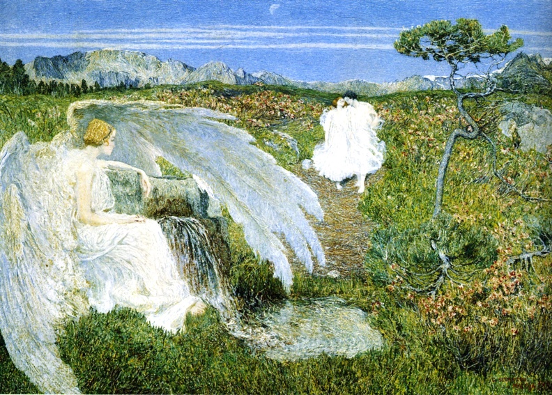 SEGANTINI GIOVANNI LOVE SOURCES OF LIFE FOUNTAIN OF YOUTH 1896