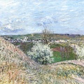 SISLEY ALFRED HILLS OF ST. MAMMES AT SPRING 1880 SOTHEBY