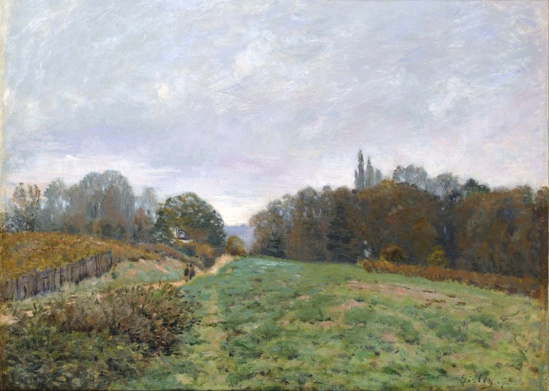 SISLEY ALFRED LANDSCAPE AT LOUVECIENNES 1873