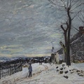 SISLEY ALFRED SNOWY WEATHER AT VENEUX NADON 1880