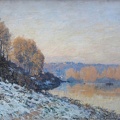 SISLEY ALFRED SEINE AT BOUGIVAL IN WINTER 1872