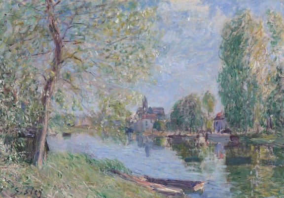 SISLEY ALFRED SPRING AT MORET ON LOING RIVER 1891
