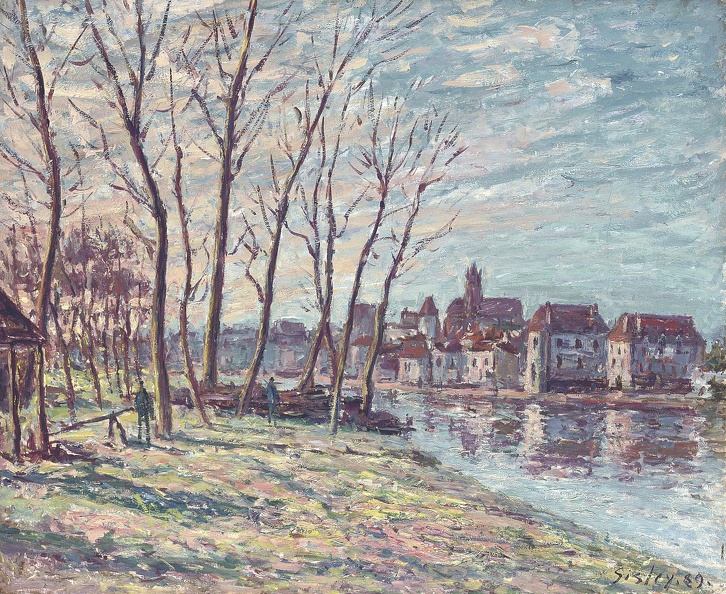 SISLEY ALFRED VIEW OF MORET 1889
