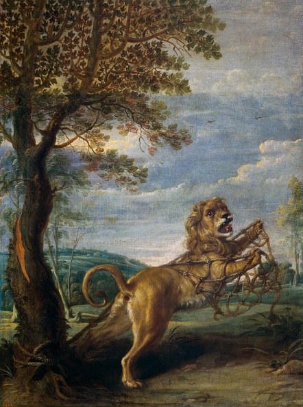SNYDERS FRANS FABLE OF LION AND MOUSE PRADO