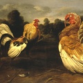 SNYDERS FRANS FIGHT OF ROOSTER AND TURKEY COCK HERMITAGE