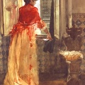 SOROLLA JOAQUIN BASTIDA PRT OF CLOTILDE EN LA VENTANA 1888