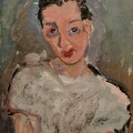 SOUTINE CHAIM YOUNG WOMEN IN WHITE BLOUSE