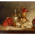 STEELE THEODORE CLEMENT STILLIFE OF FRUIT AND URN INDIAB