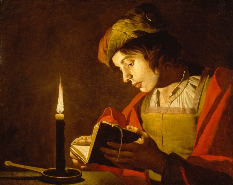 STOMER MATTHIAS YOUNG MAN READING BY CANDLELIGHTC1630 3543 X 2816