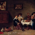 TENIERS DAVID YOUNGER COMPANY AT MEAL