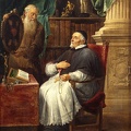 TENIERS DAVID YOUNGER PRT OF BISHOP ANTONIUS TRIEST AND HIS BROTHER EUGENE CAPUCHIN HERMITAGE