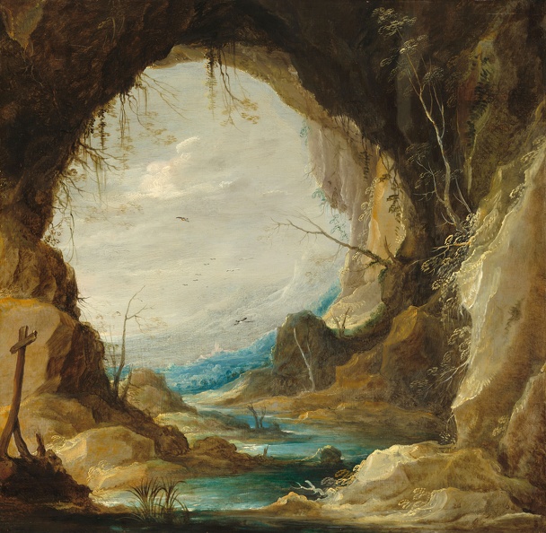 TENIERS DAVID YOUNGER VISTA FROM GROTTO N G A