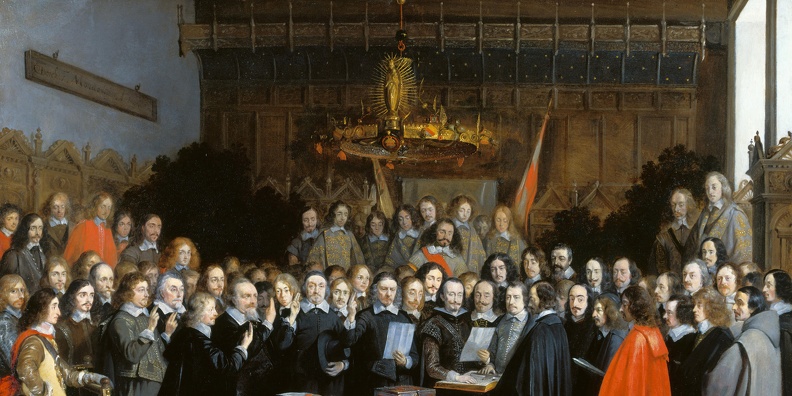 TERBORCH GERARD WEST FAELISCHER FRIEDE IN MUENSTER 1648