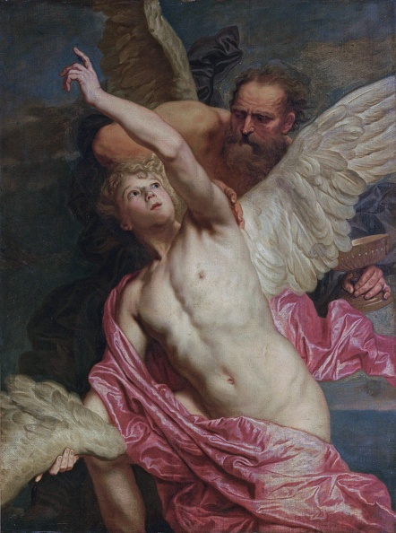 THIJS PIETER DAEDALUS FIXING WINGS ONTO SHOULDERS OF ICARUS
