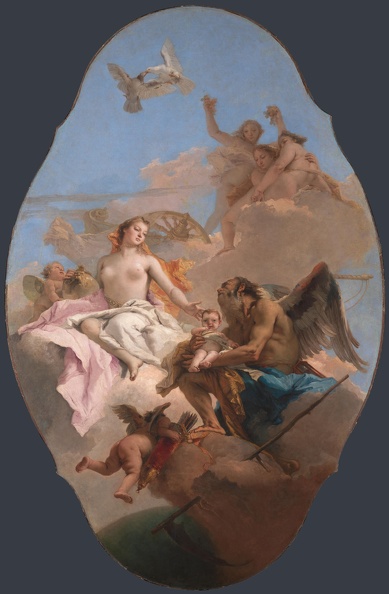 TIEPOLO GIOVANNI BATTISTA ALLEGORY WITH VENUS AND TIME LO NG