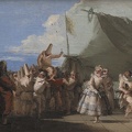 TIEPOLO GIOVANNI BATTISTA TRIUMPH OF PULCINELLA 1753 54