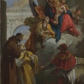 TIEPOLO GIOVANNI BATTISTA VIRGIN AND CHILD APPEARING TO GROUP OF SST. LO NG