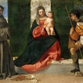 TIZIANO VERCELLIO VIRGIN CHILD ST. ANTHONY OF PADUA AND ST. ROCH PRADO