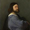 TIZIANO VECELLIO PRT OF MAN WITH QUILTED SLEEVE