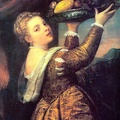 TIZIANO VECELLIO YOUNG WOMAN DISH OF FRUIT BERLIN