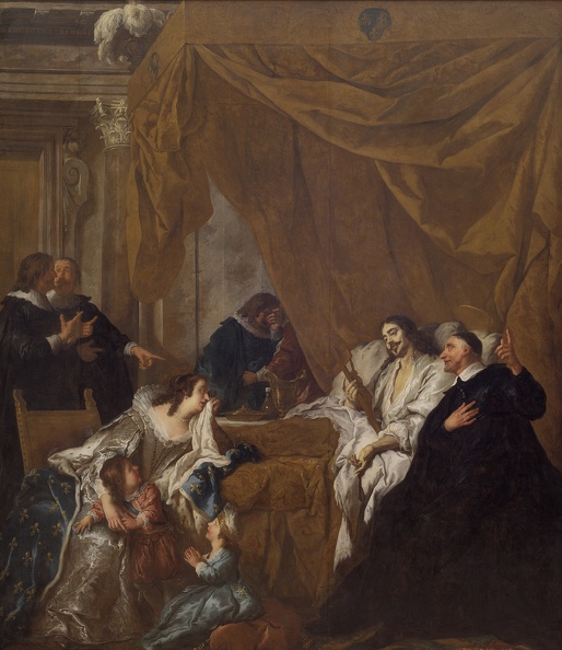 TROY JEAN FRANCOIS DE ST. VINCENT DE PAUL AT DEATHBED OF LOUIS XIII KUNST