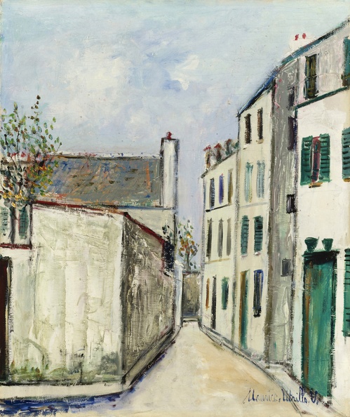 UTRILLO MAURICE PARIS STREET 1936