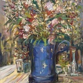 UTRILLO MAURICE VASE OF FLOWERS ON TABLE 1936