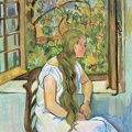VALADON SUZANNE GERMAINE UTTER AT HER WINDOW 1926