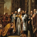 VALDES LEAL JUAN DE ST. AMBROSIO ABSOLVING EMPEROR THEODOSIUS PRADO