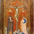 VANNUCCIO FRANCESCO CRUCIFIXION WITH VIRGIN AND ST. JOHN EVANGELIS 1387 88 PHILA