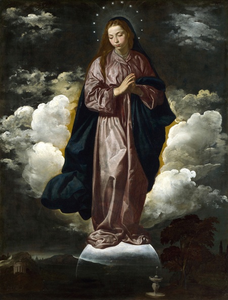 VELAZQUEZ DIEGO IMMACULATE CONCEPTION 1618 LO NG