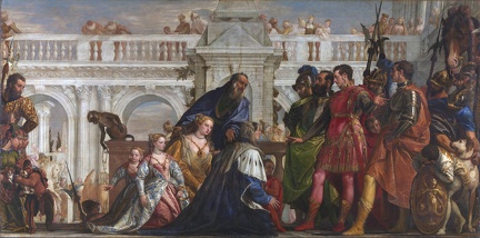 VERONESE PAOLO CALIARI BEFORE ALEXANDER 1570