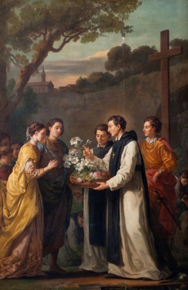 VIEN JOSEPH MARIE ST. THEOBALD OFFERING ELEVEN BRANCHED LILIUM TO ST. LOUIS AND MARGUERITE OF PROVENCE 1776