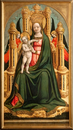 VIVARINI ANTONIO AND GIOVANNI D ALEMAGNA VIRGIN AND CHILD ENTHRONED AND TWO ANGELS GOOGLE POL PE