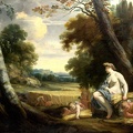 VOUET SIMON CERES AND HARVESTING CUPIDS STUDIO LO NG