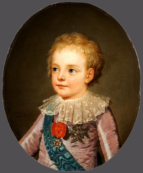 WERTMULLER ADOLF ULRIK PRT OF CROWNPRINCE LE DAUPHIN LOUIS JOSEPH XAVIER FRANCOIS OF FRANCE 1781 1789