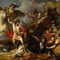 WEST BENJAMIN ALEXANDER III OF SCOTLAND RESCUED FROM FURY OF STAG BY INTREPIDITY OF COLIN FITZGERALD DEATH OF STAG 1786