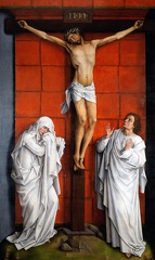 WEYDEN ROGER VAN DER CHRIST ON CROSS WITH MARY AND ST. JOHN