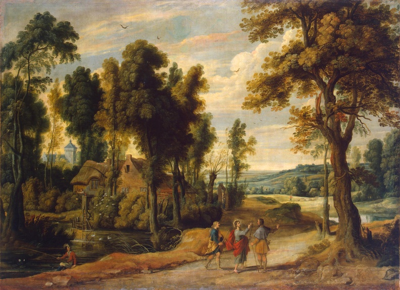 WILDENS_JAN_LANDSCAPE_CHRIST_AND_HIS_DISCIPLES_ON_ROAD_TO_EMMAUS.JPG
