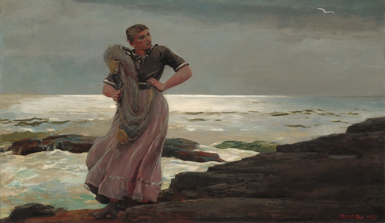 WINSLOW HOMER LIGHT ON SEA 1897 CORCORAN GALLERY OF ART WASHINGTON