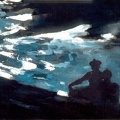 WINSLOW HOMER MOONLIGHT ON WATER 1890S LACMA