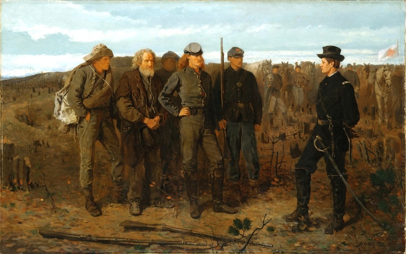 WINSLOW HOMER PRISONERS FROM FRONT 1866