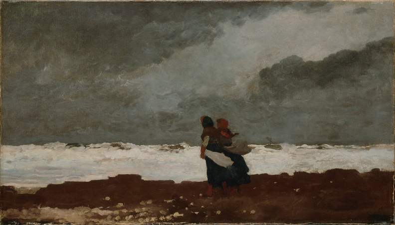 WINSLOW HOMER TWO FIGURES BY SEA GOOGLE
