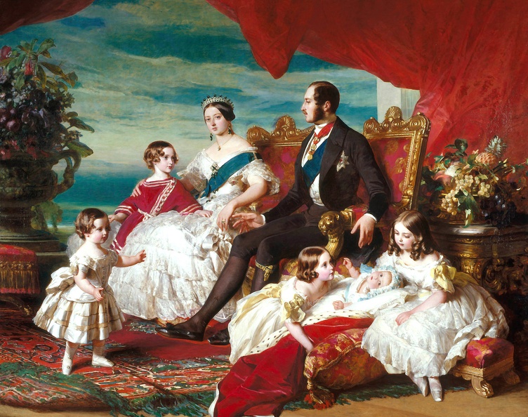 WINTERHALTER FRANCOIS XAVIER PRT OF ROYAL FAMILY IN 1846 ROYAL
