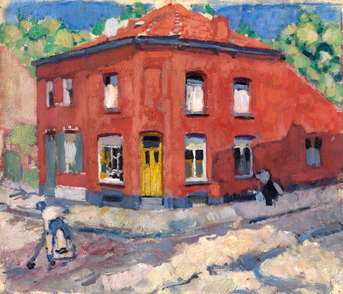 WOUTERS RIK RED HOUSE LATE SNOW ROYAL