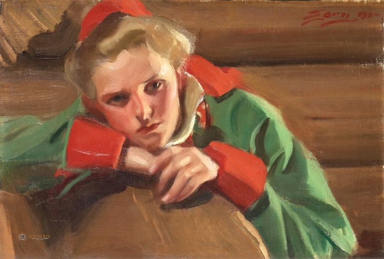 ZORN ANDERS GIRL FROM MORA 1904