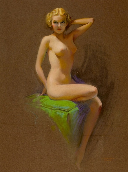 BEST ROY 20TH CENTURY SEATED NUDE