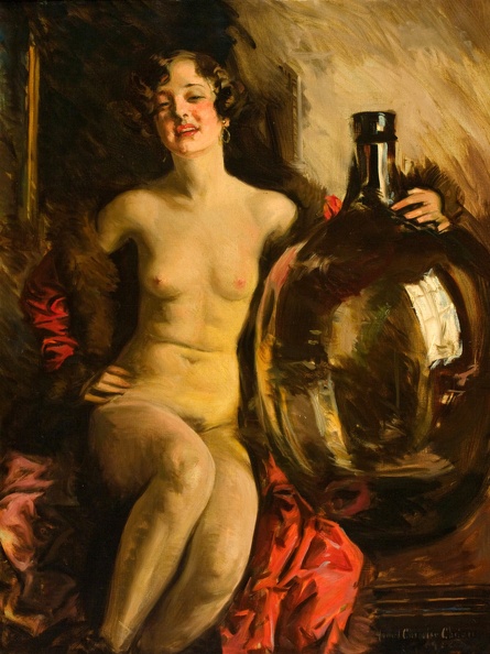  CHANDLER HOWARD CHRISTY NUDE WITH JUG