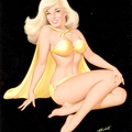  RANDALL BILL BLONDE PIN UP IN YELLOW 02