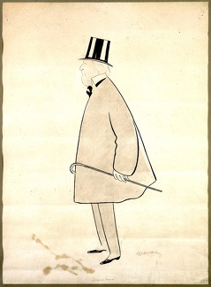  POSTER CAPPIELLO LEONETTO CARICATURE OF JACQUES DOUCET 1903